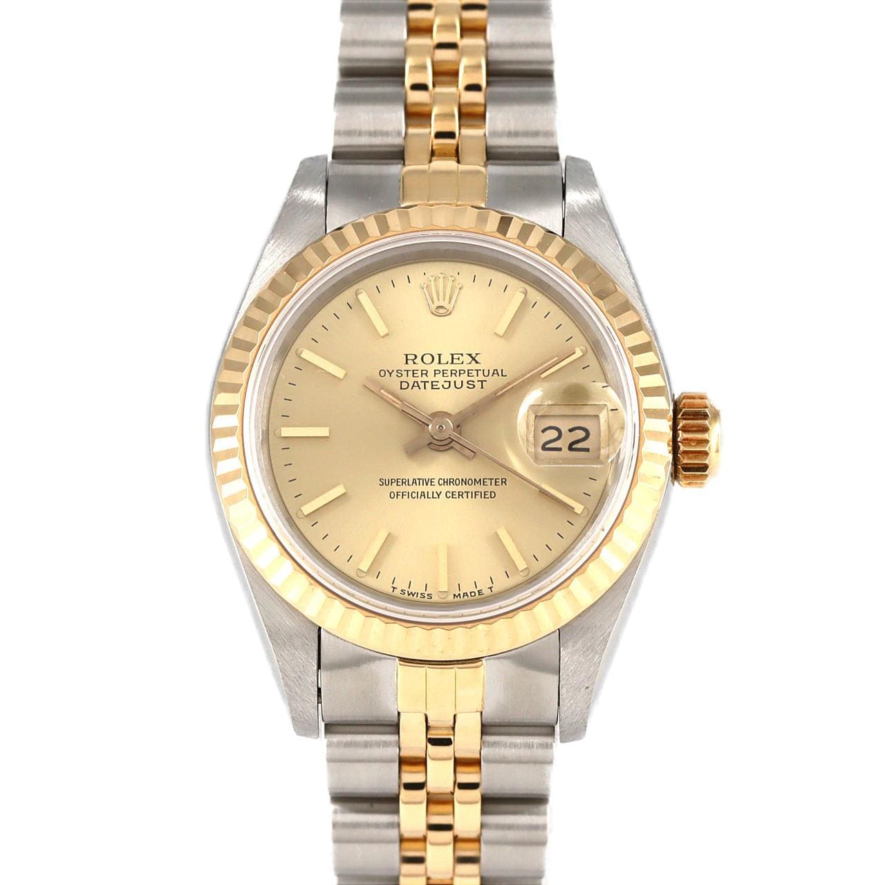 ロレックス デイトジャスト 69173 SSxYG 自動巻 E番