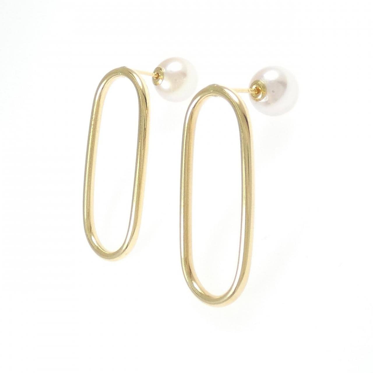 【新品】K18YG アコヤパール ピアス 7.8mm