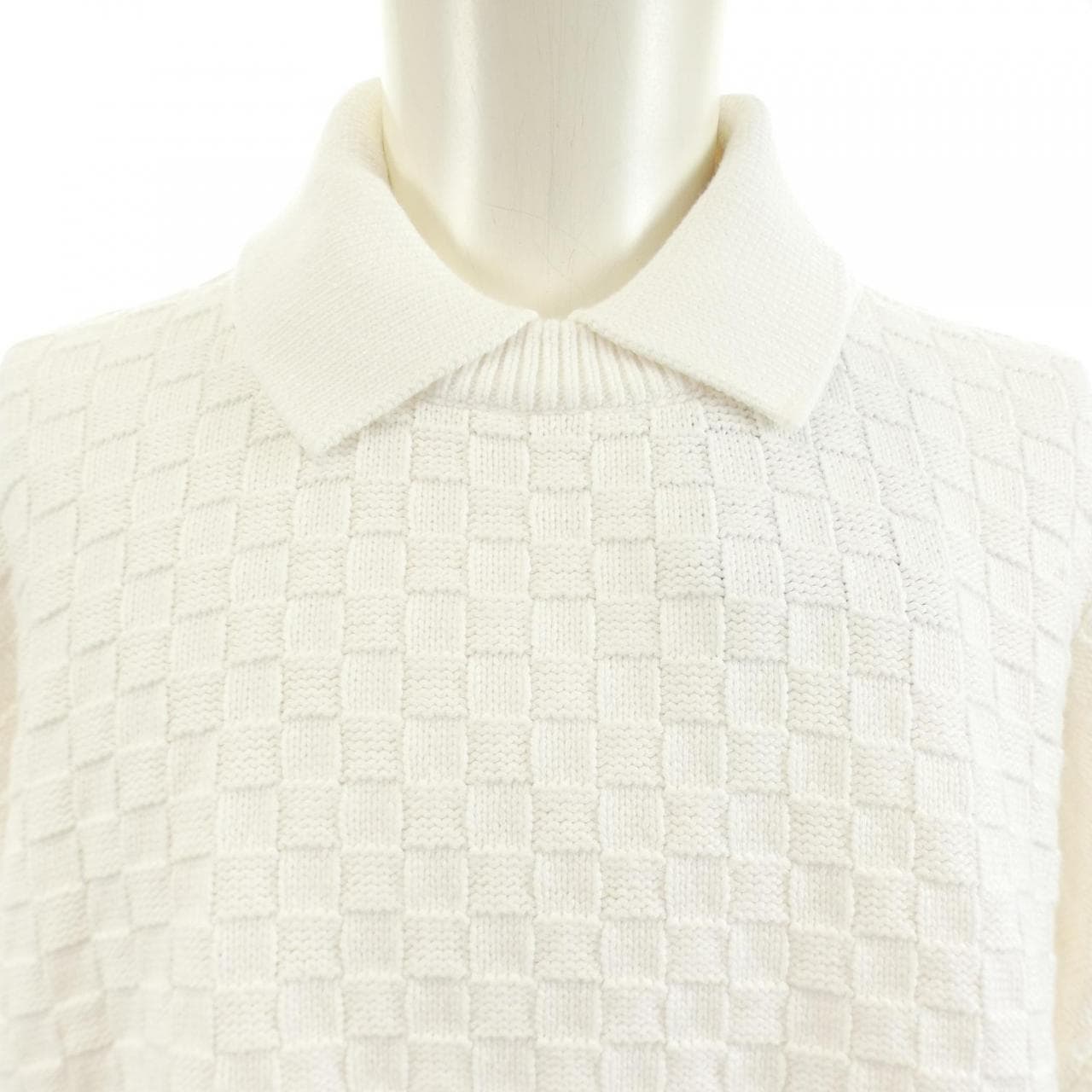 ルイヴィトン LOUIS VUITTON LVダミエウールブレンドプルオーバー HPN63WTZ8 ニット