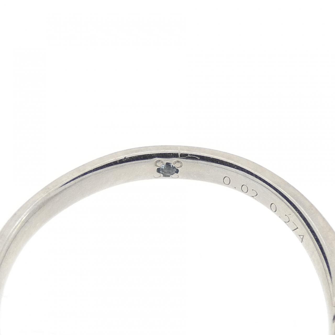 PT950 ダイヤモンド リング 0.274CT E SI1 3EXT H＆C