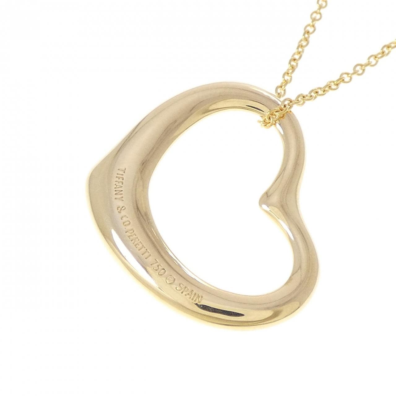 ティファニー オープンハート ネックレス