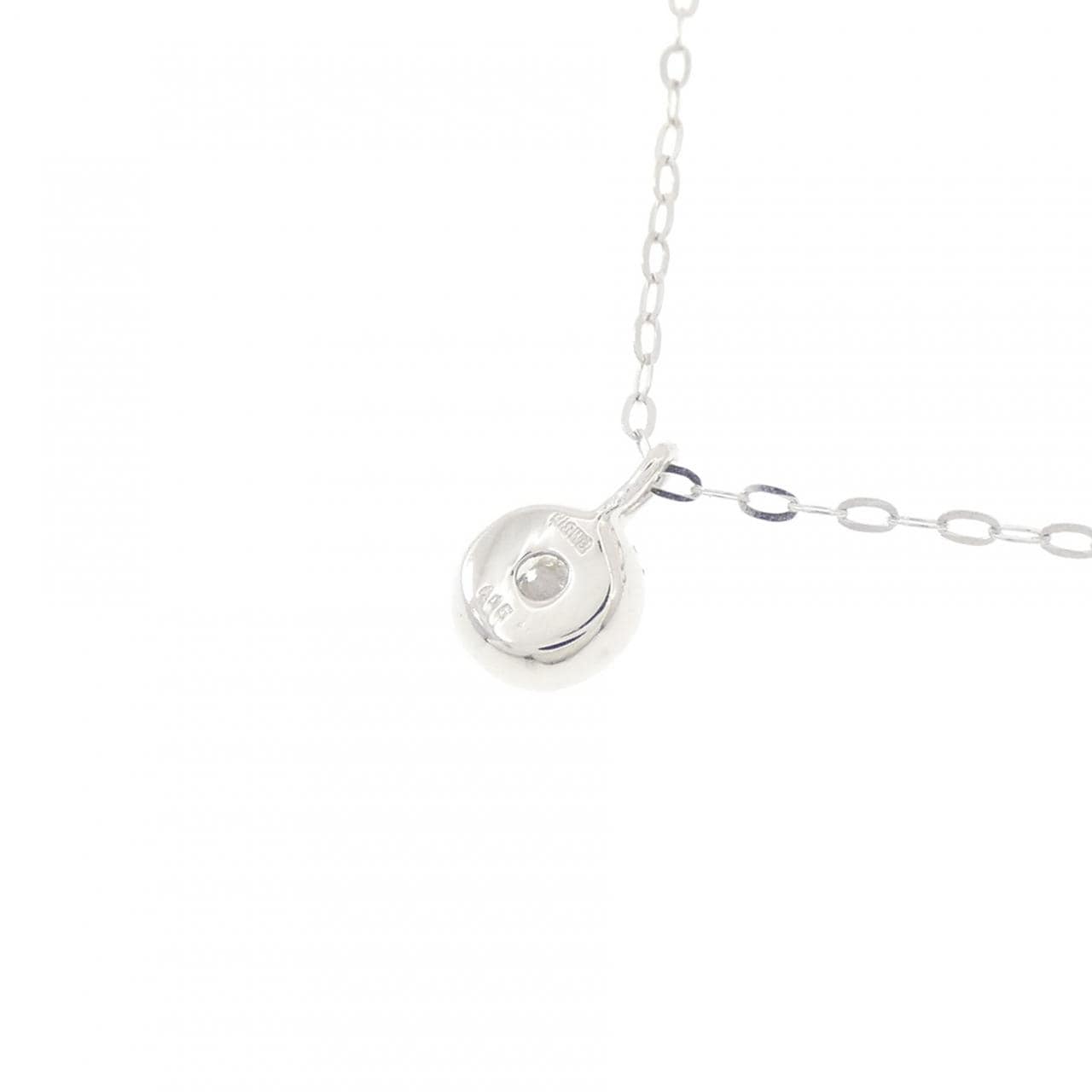 K18WG ダイヤモンド ネックレス 0.05CT