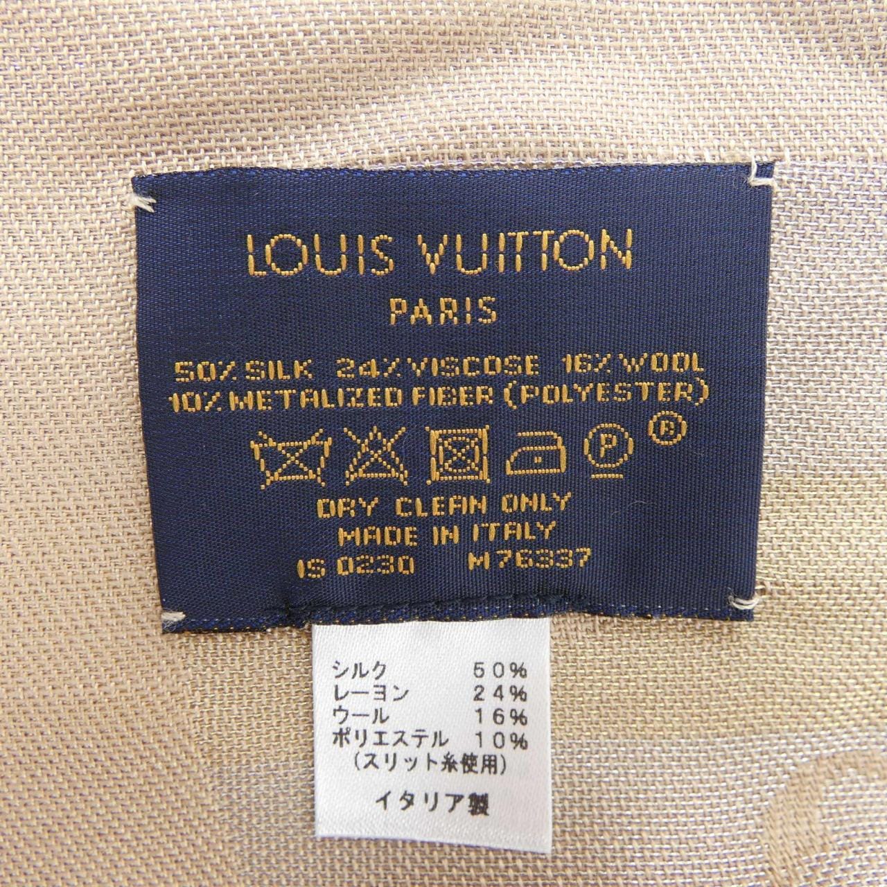 ルイヴィトン LOUIS VUITTON ショール･モノグラム ソーシャイン M76337 ショール