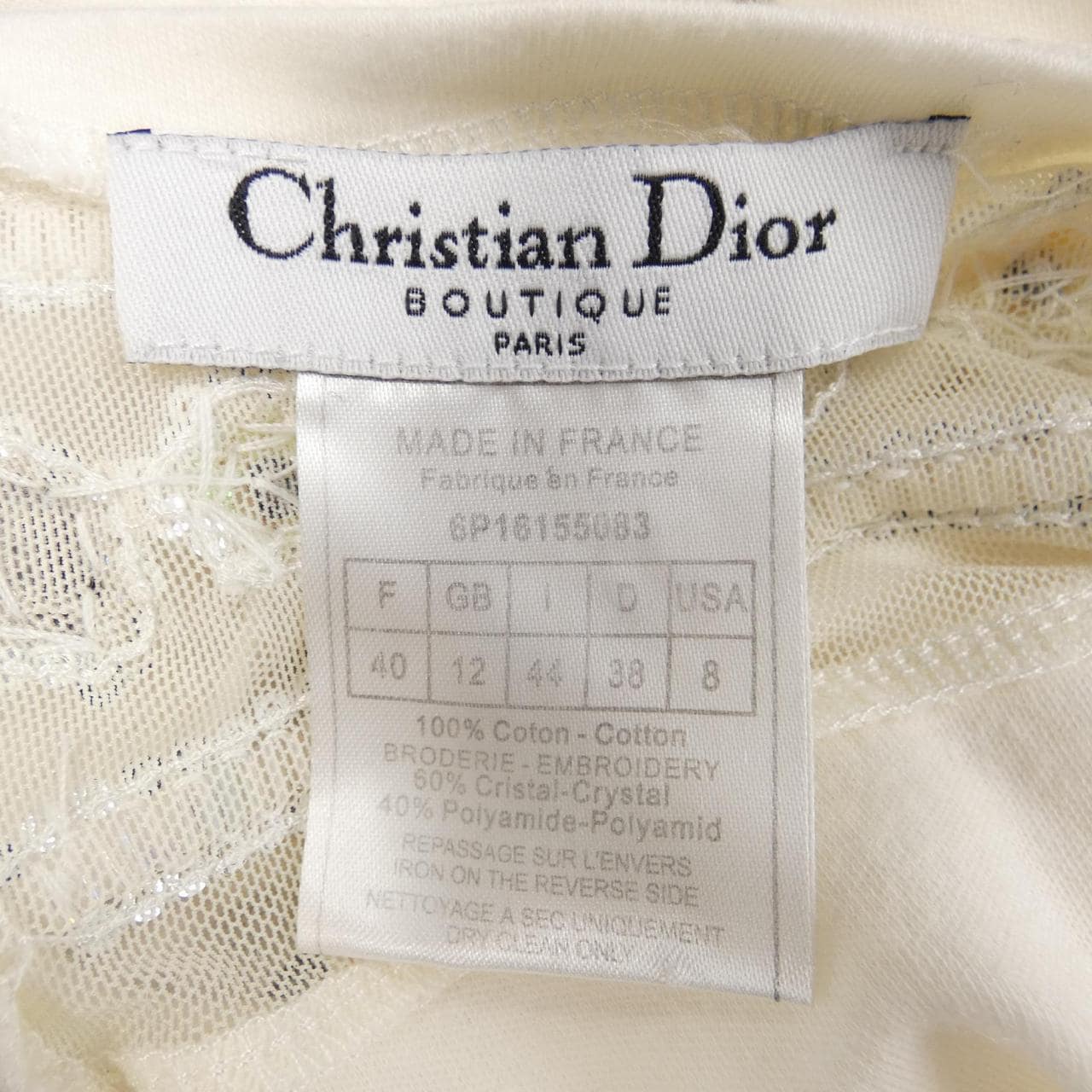 クリスチャンディオール CHRISTIAN DIOR 6P16155083 トップス