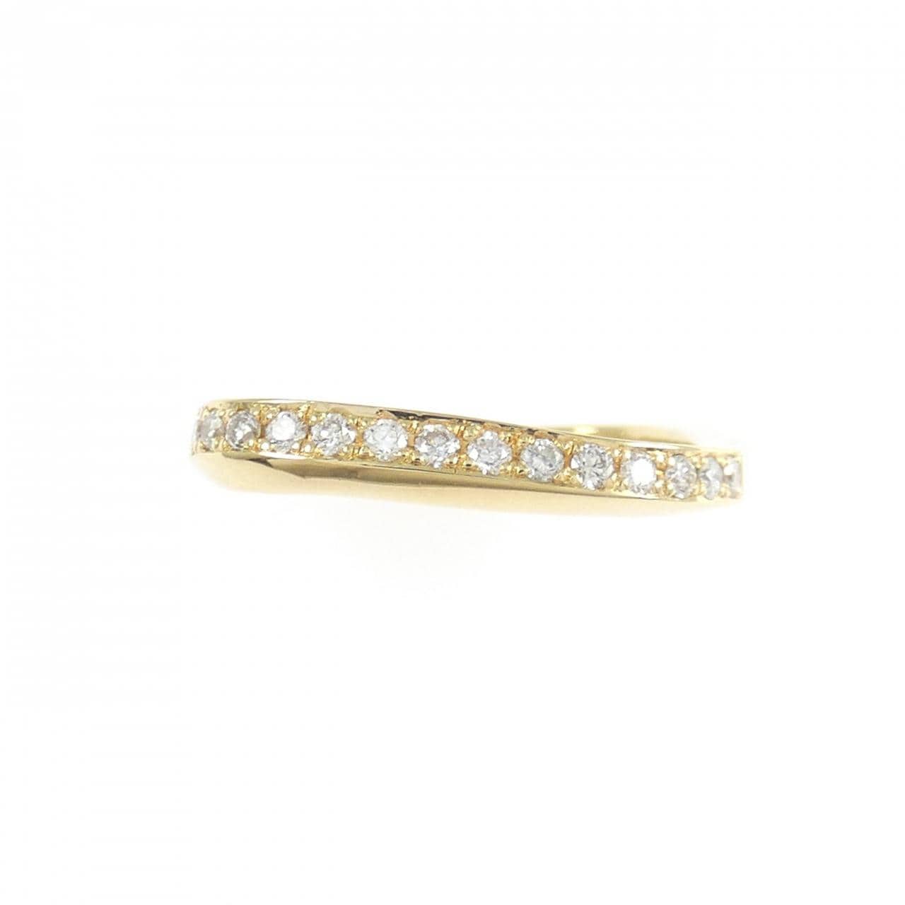 750YG ダイヤモンド リング 0.128CT