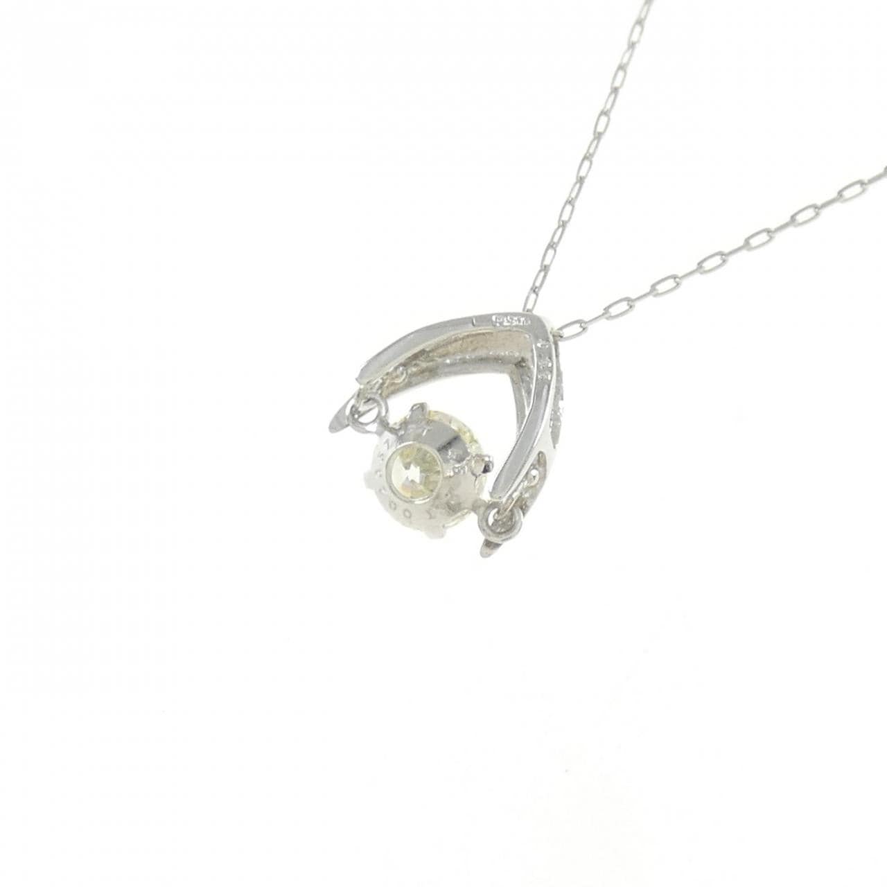 【新品】PT900 ダイヤモンド ネックレス 0.35CT