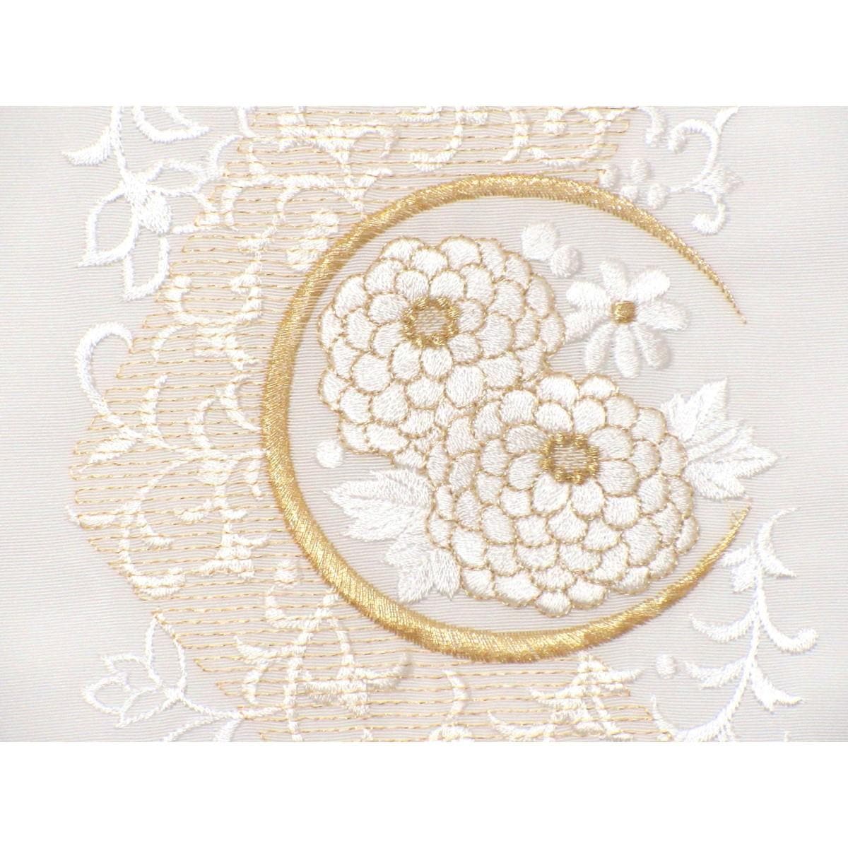 【新品】刺繍半衿
