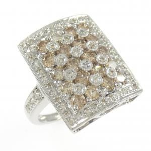 K18WG ダイヤモンド リング 1.50CT