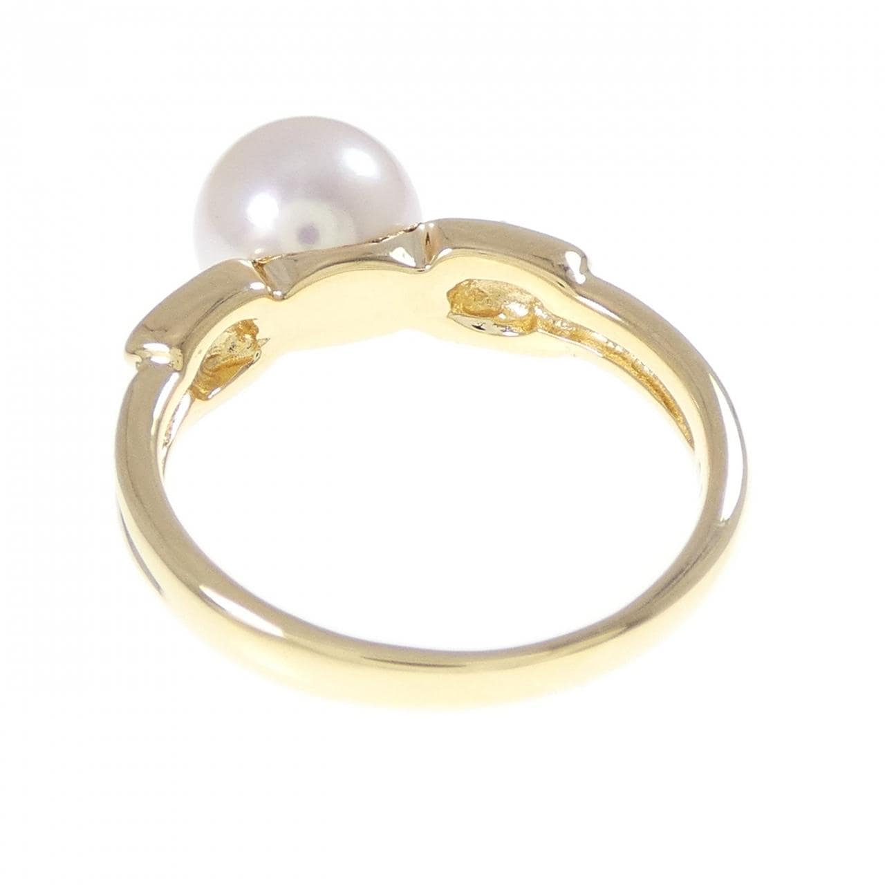 K18YG アコヤパール リング 8mm