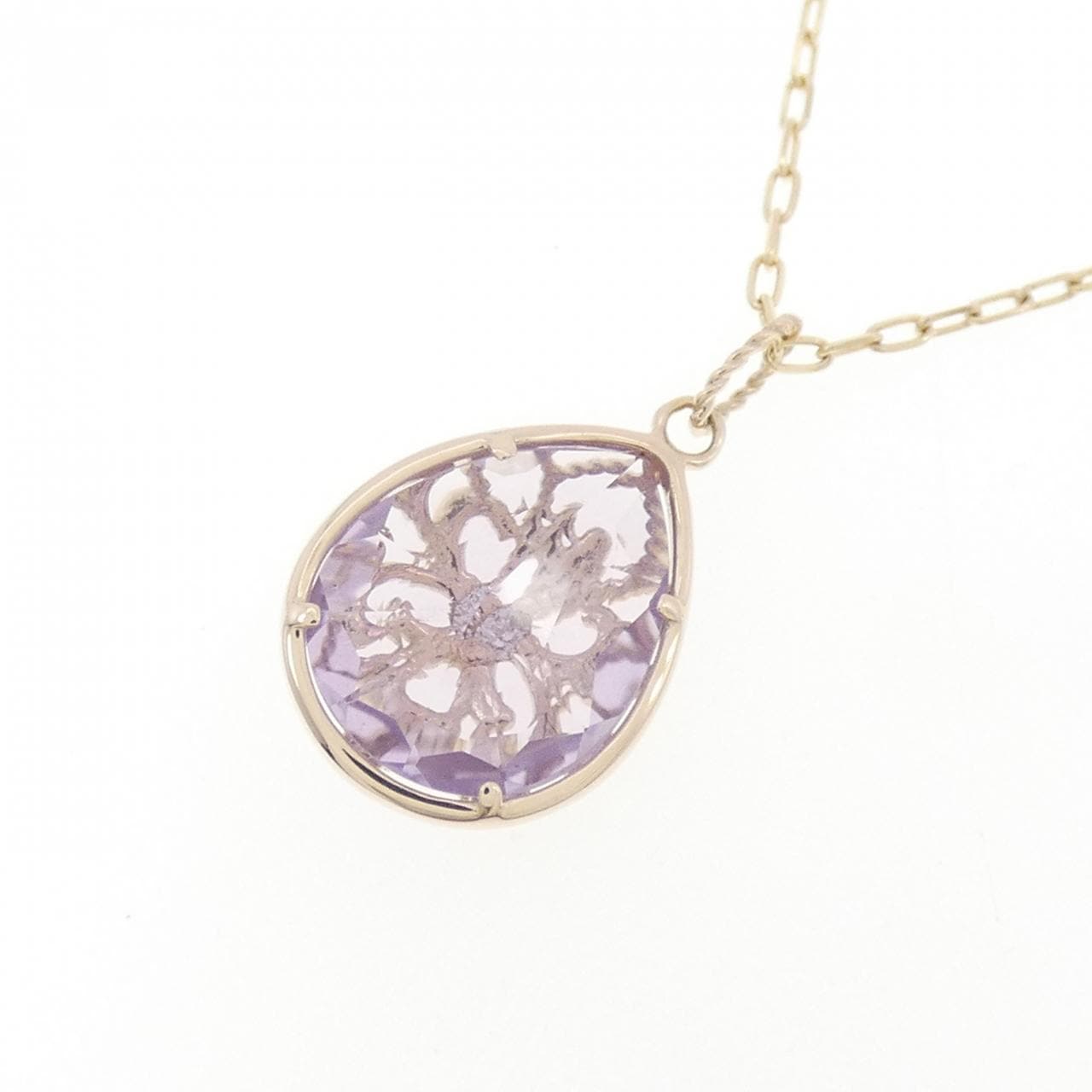 K10YG アメジスト ネックレス