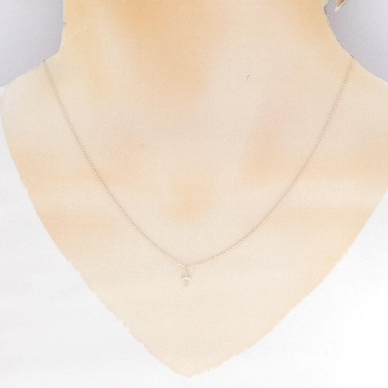 K10YG クロス ネックレス