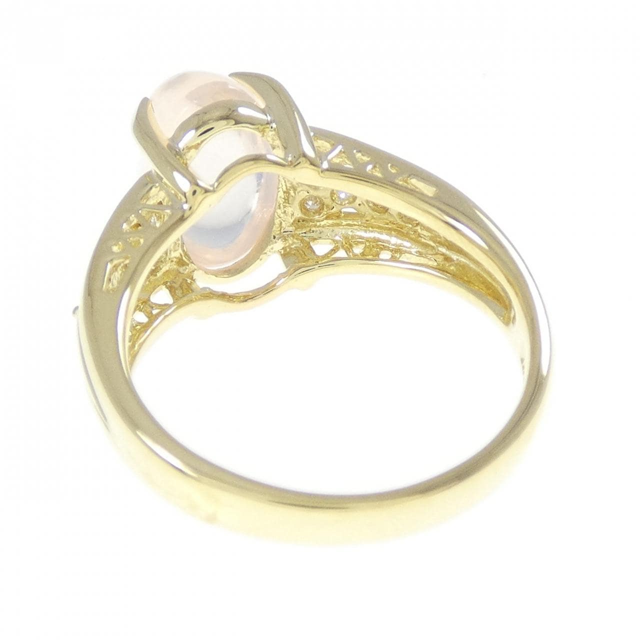 K18YG オパール リング 2.91CT