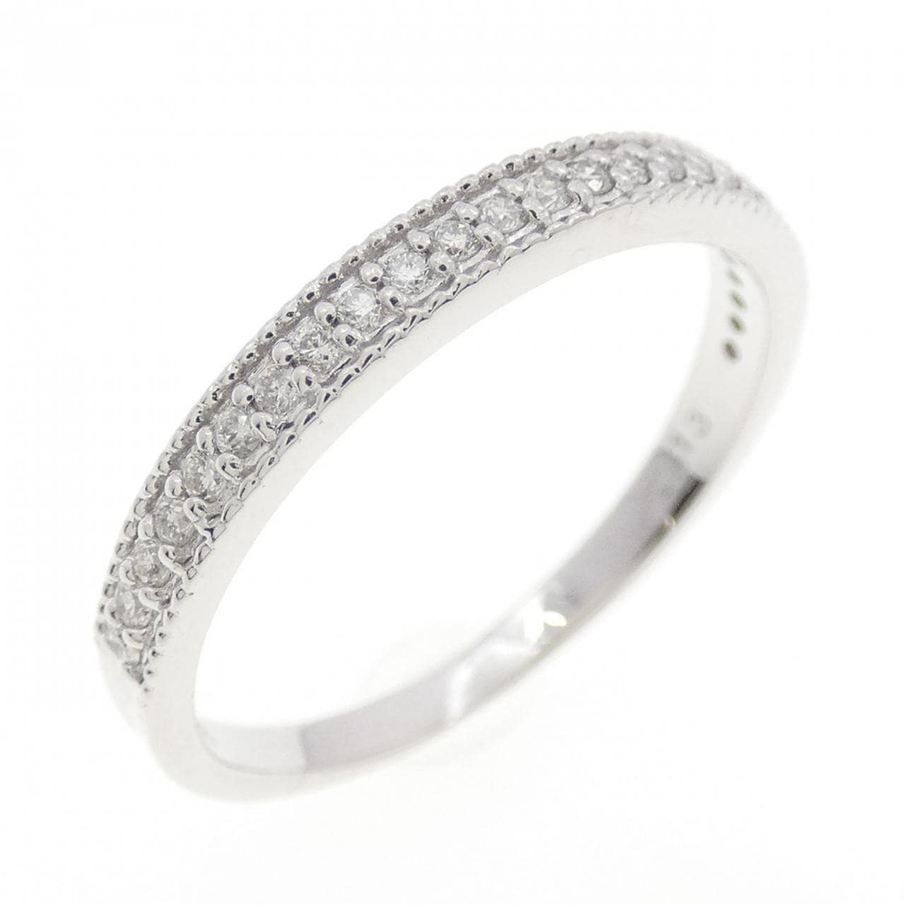 K18WG ダイヤモンド リング 0.13CT