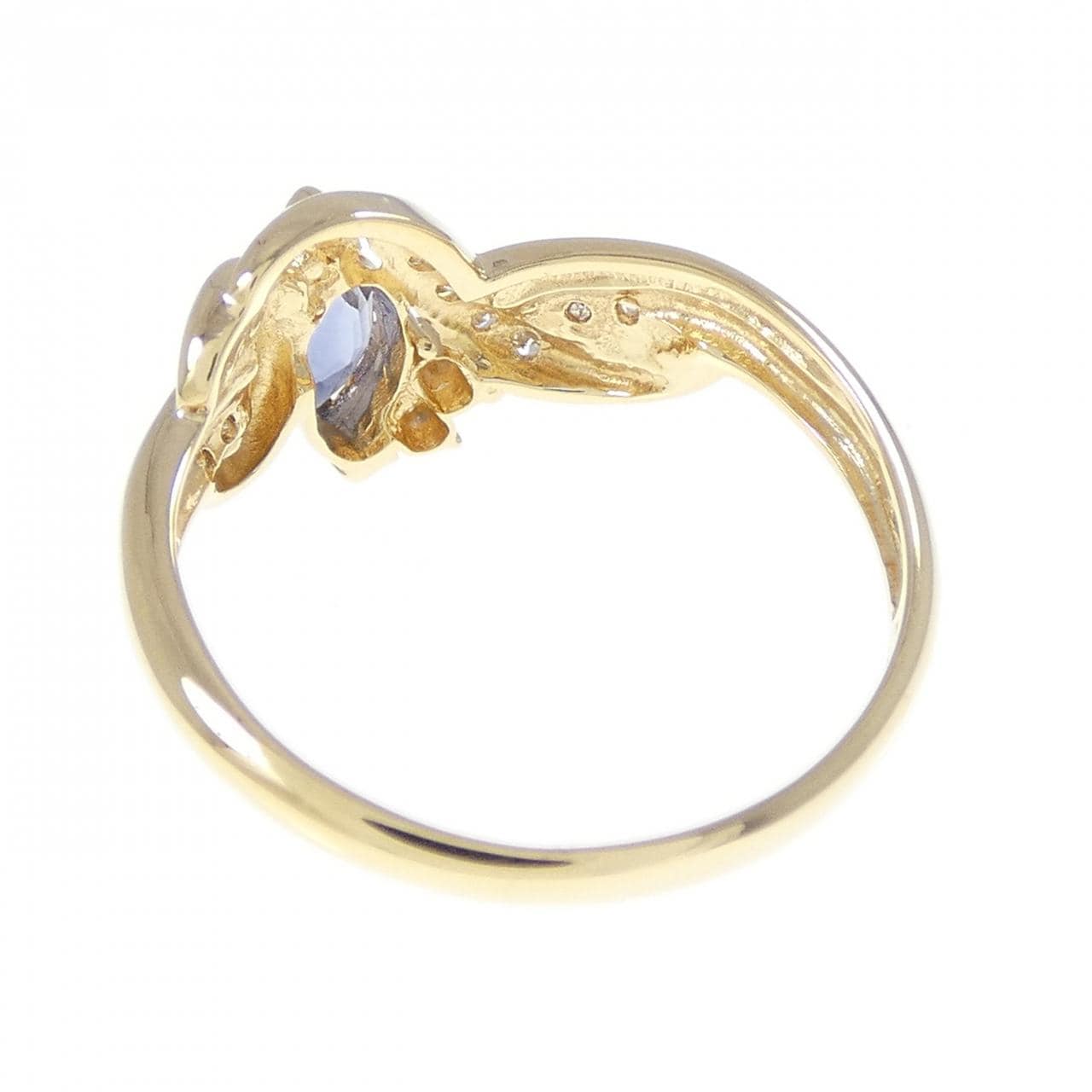 K18YG蓝宝石0.47CT