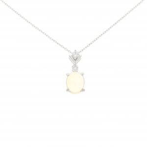 K18WG オパール ネックレス 1.13CT