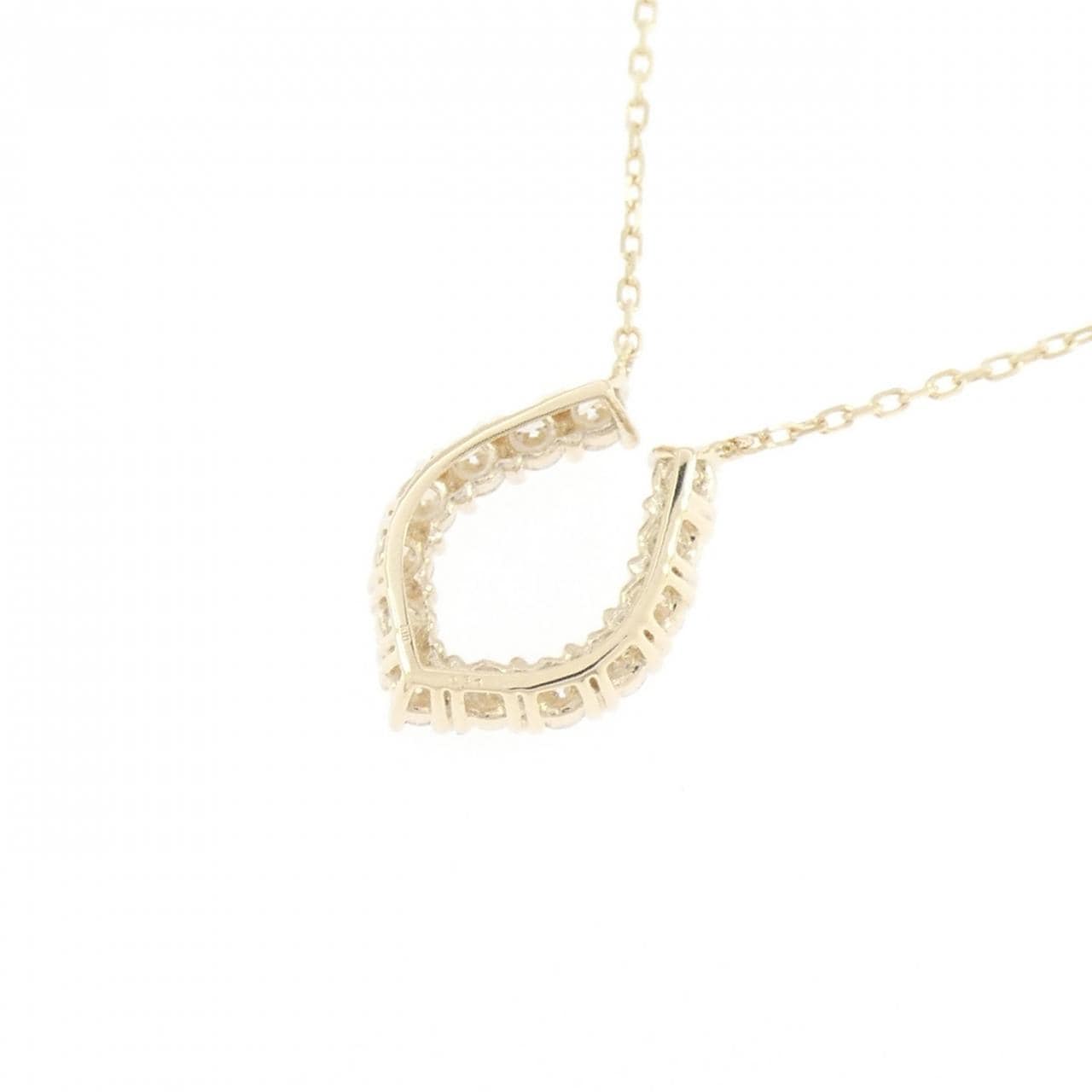 【リメイク】K10YG ダイヤモンド ネックレス 0.30CT