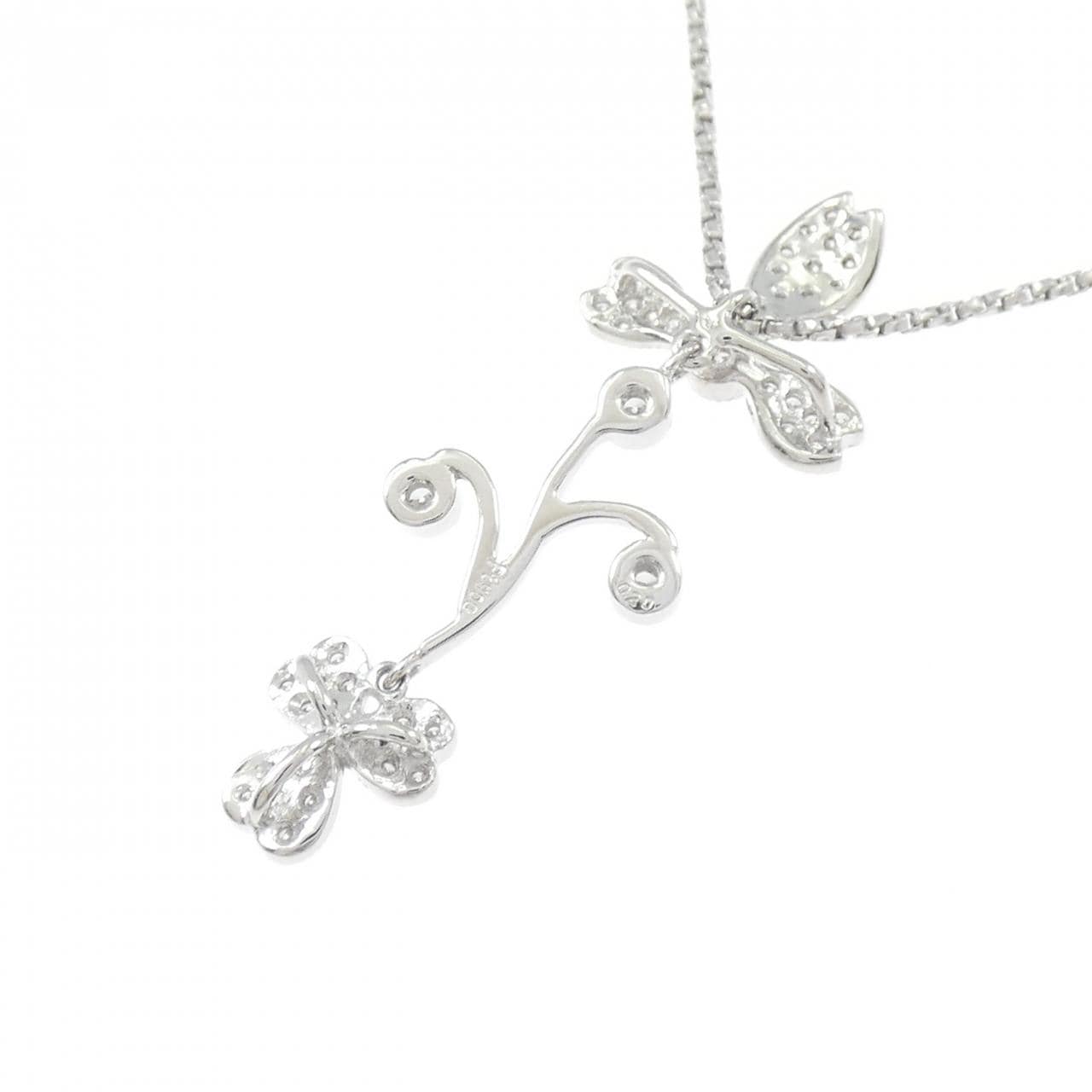 PT900/PT850 ダイヤモンド ネックレス 0.20CT