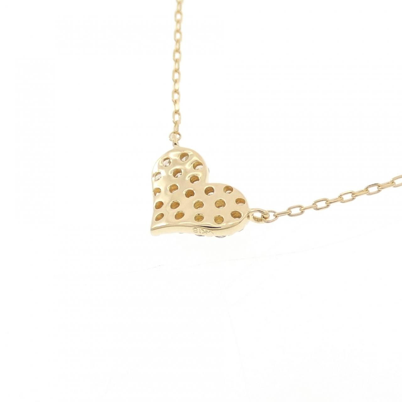 サマンサティアラ ハート ダイヤモンド ネックレス 0.11CT
