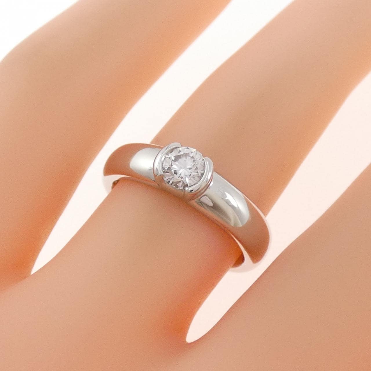 ティファニー ドッツ リング 0.30CT E VVS2