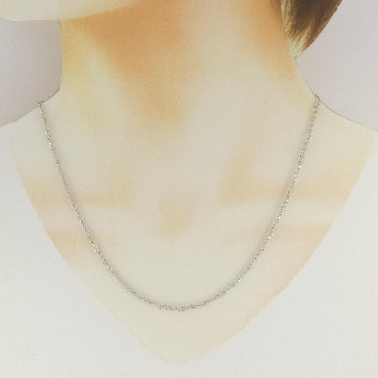 K18WG ネックレス