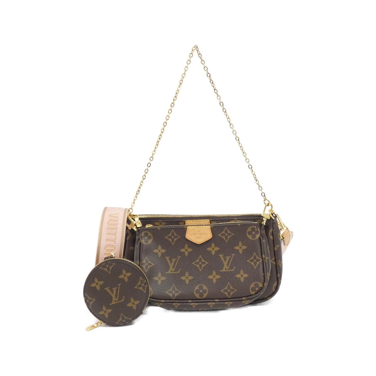 LOUIS VUITTON Monogram多口袋配件 M44840 單肩包