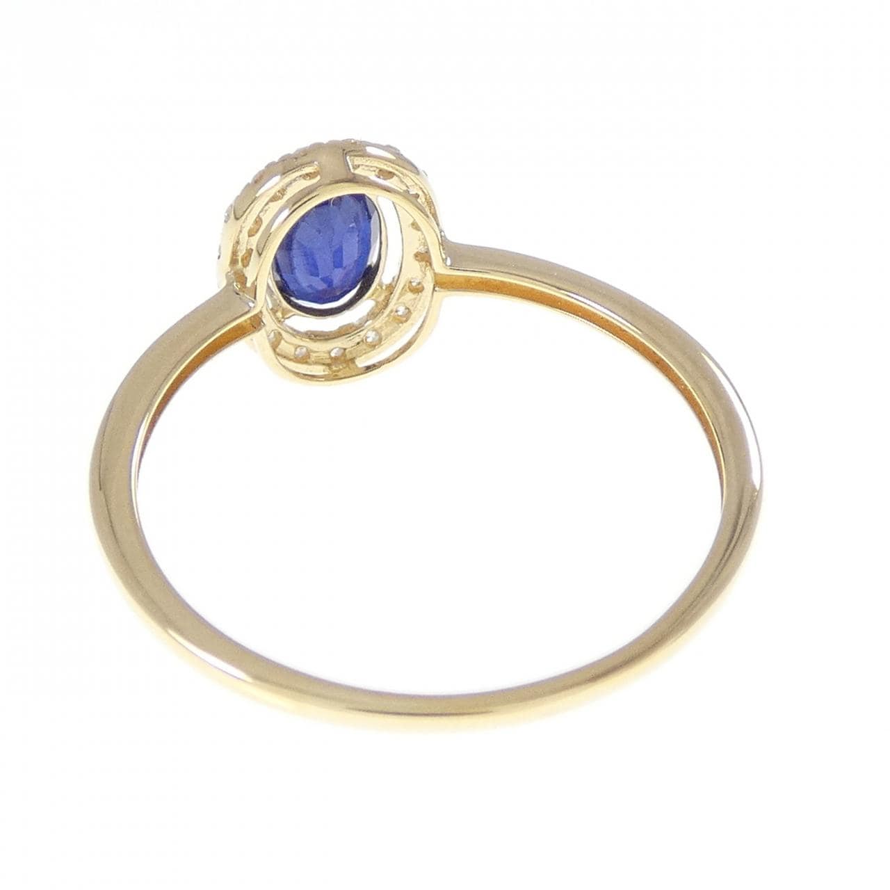 K18YG サファイヤ リング 0.55CT