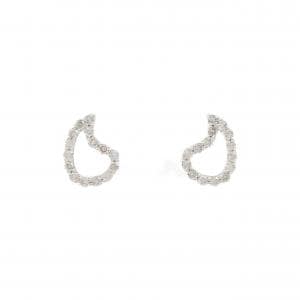 K18WG ダイヤモンド ピアス 0.40CT