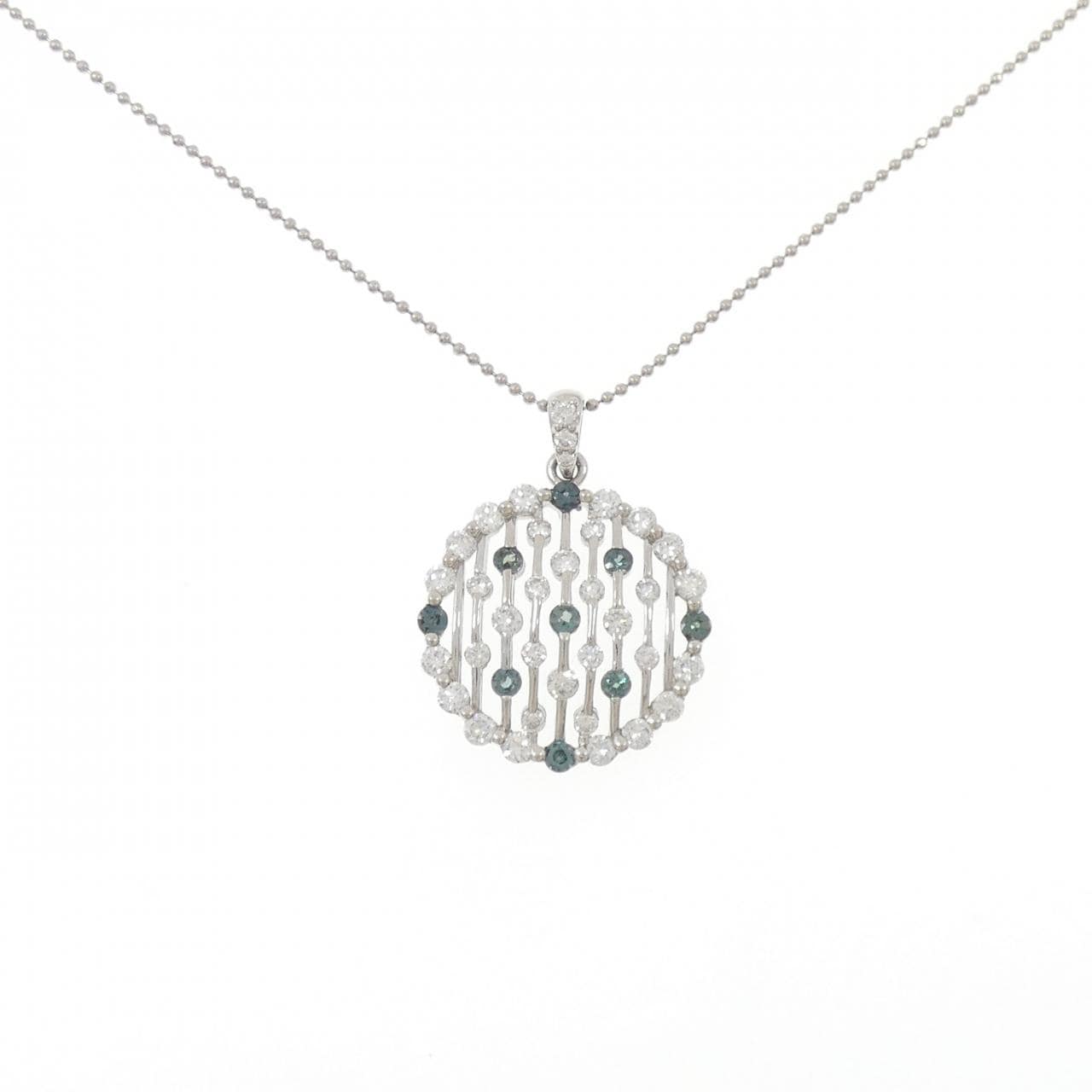 PT900/PT850 アレキサンドライト ネックレス 0.38CT