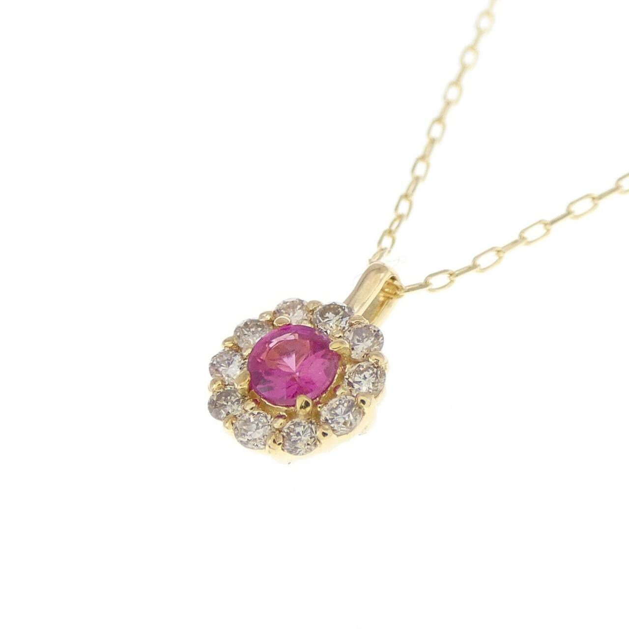 コメ兵｜【新品】K18YG ルビー ネックレス 0.07CT｜ジュエリー