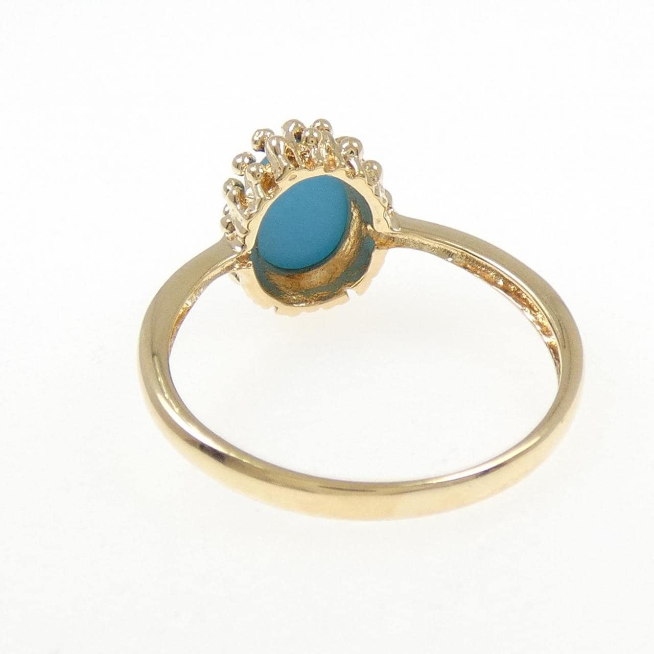 K18YG ターコイズ リング