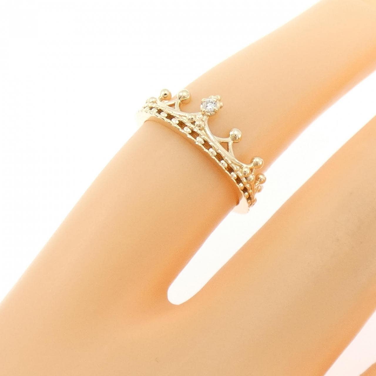 ノジェス ダイヤモンド ピンキーリング 0.01CT