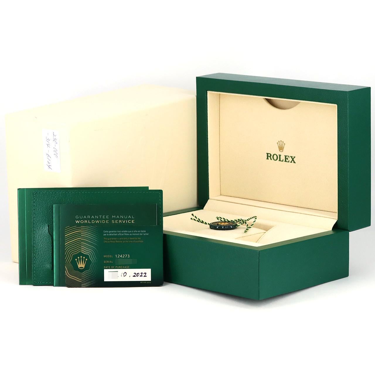 ROLEX Explorer I 124273 SSxYG Automatic random number