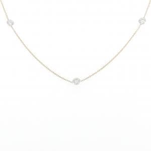 14KTWG/14KTYG ダイヤモンド ネックレス