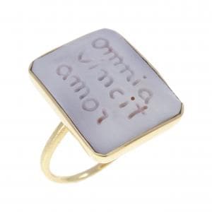 K18YG シェルカメオ リング