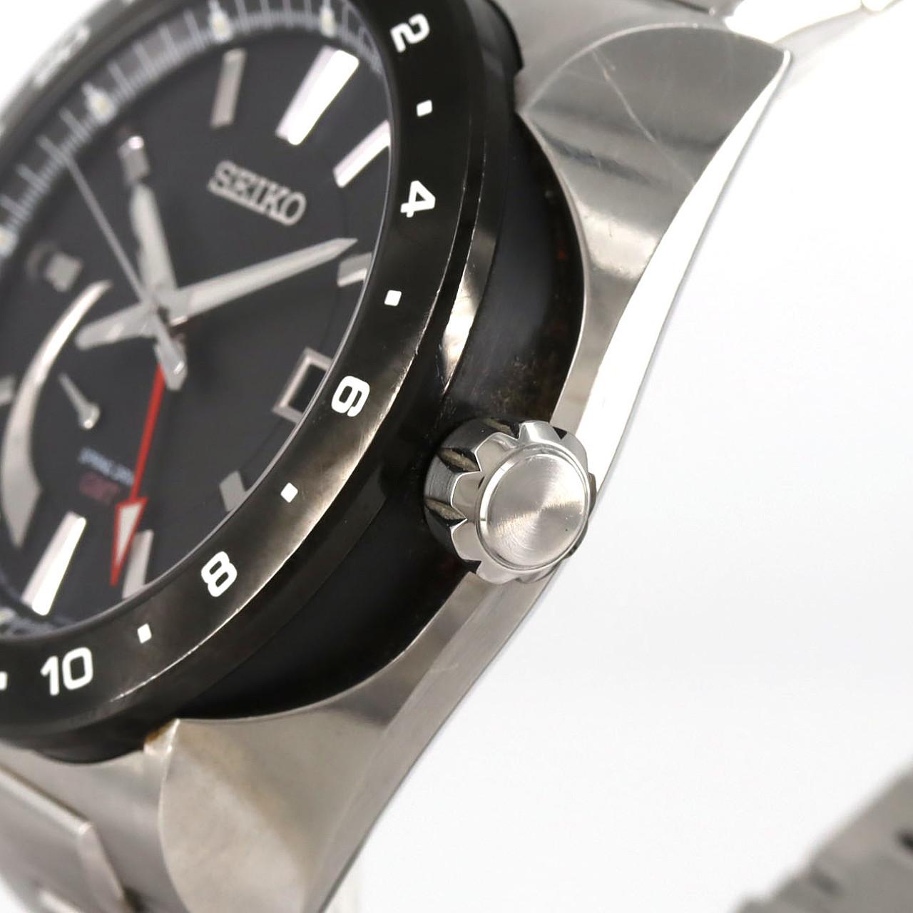 【ノーメンテナンス還元価格】セイコー ブライツアナンタ･スプリングドライブGMT 5R66-0AR0/SAEA005 SS 自動巻