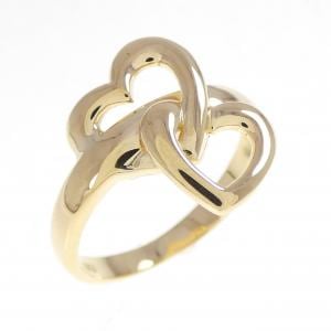 K18YG ハート リング
