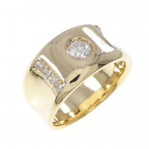 K18YG ダイヤモンド リング 0.33CT