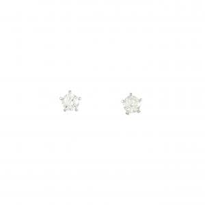 PT900 ダイヤモンド ピアス 0.10CT