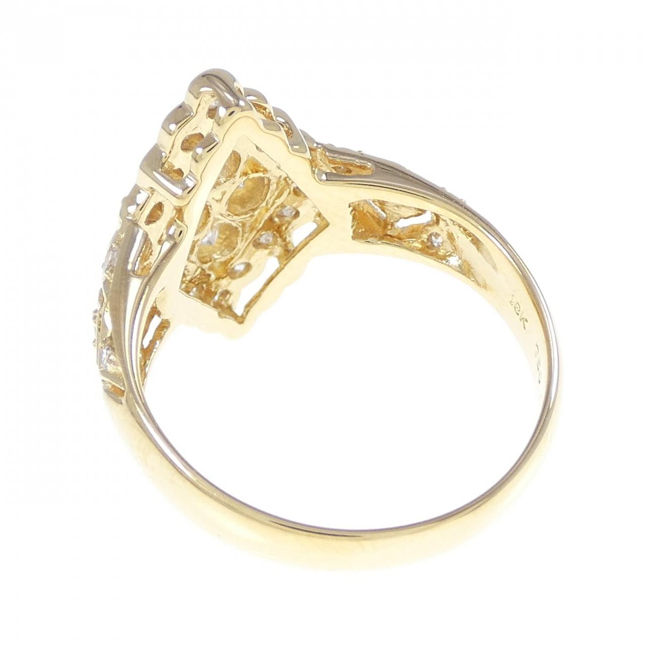 750YG ダイヤモンド リング 0.69CT