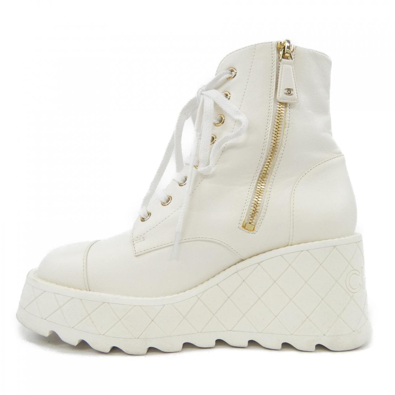 シャネル CHANEL コンバットブーツ COMBAT BOOTS G45388X01000 ブーツ