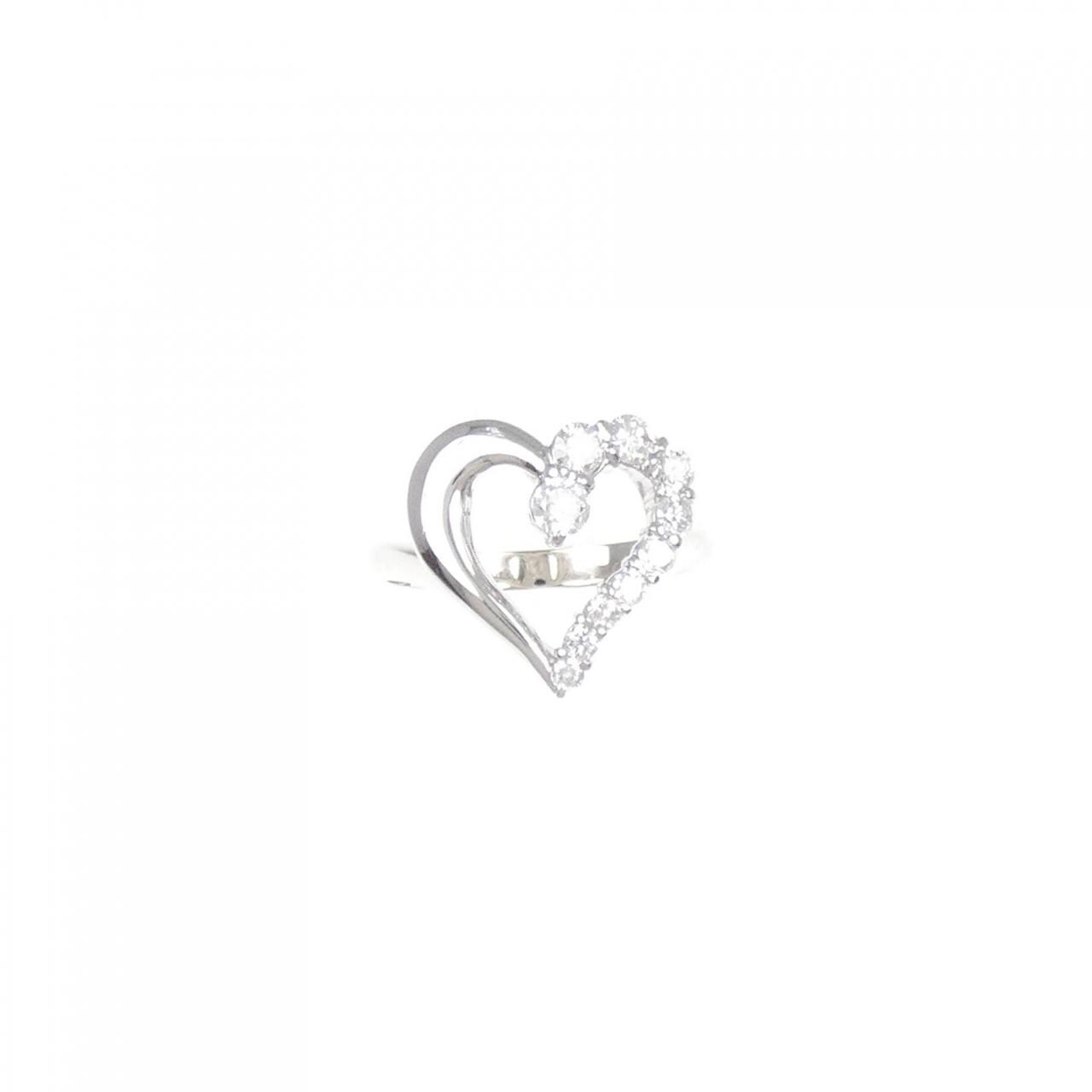 PT ハート ダイヤモンド リング 0.50CT