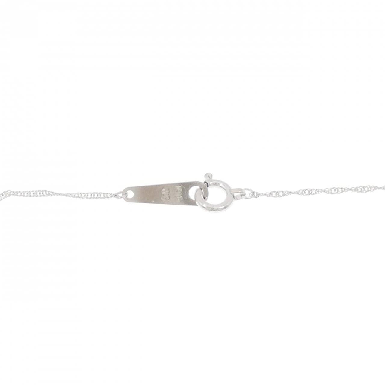 K18WG サファイヤ ネックレス 0.5CT