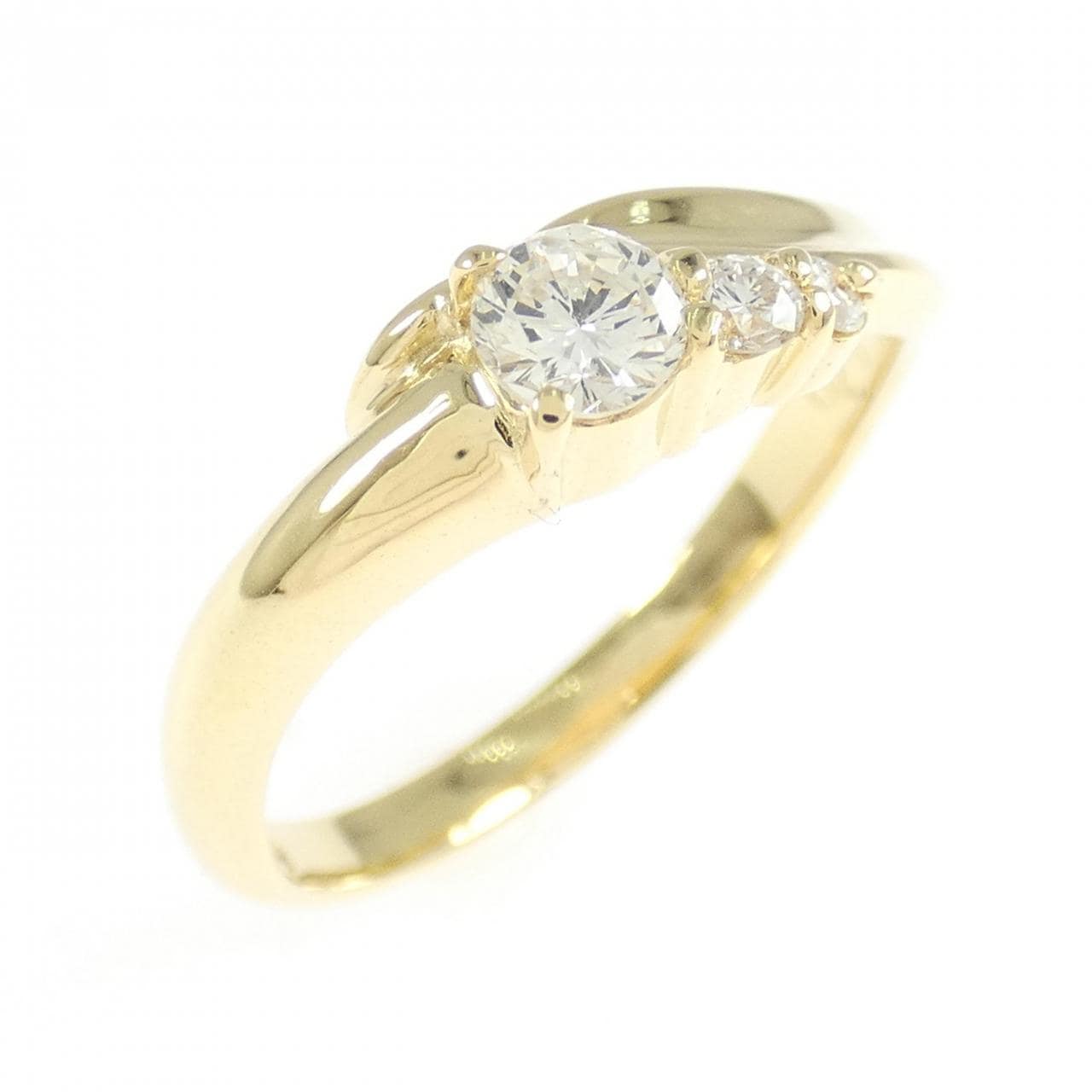 K18YG ダイヤモンド リング 0.20CT