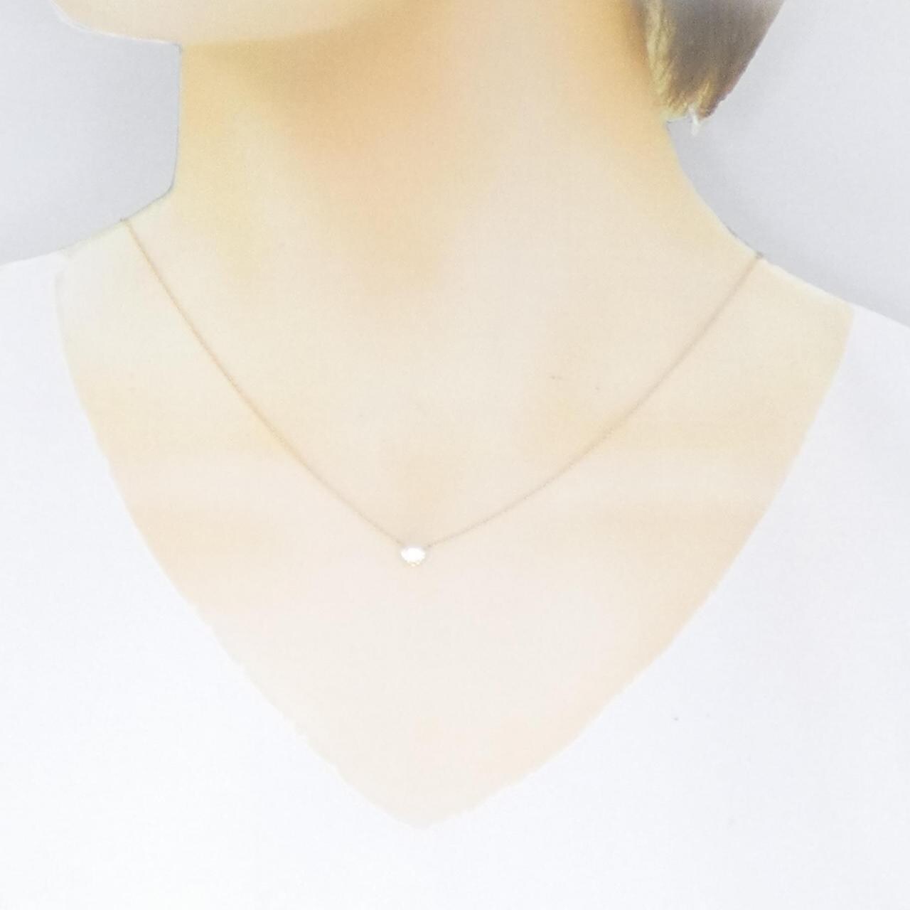 [Remake] K18YG Diamond Necklace 0.325CT G VS2 Heart Shape
