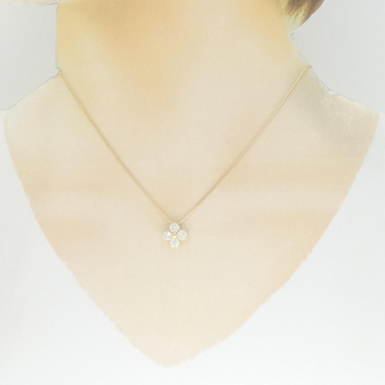 【新品】K18YG ダイヤモンド ネックレス 1.065CT G SI2 Good