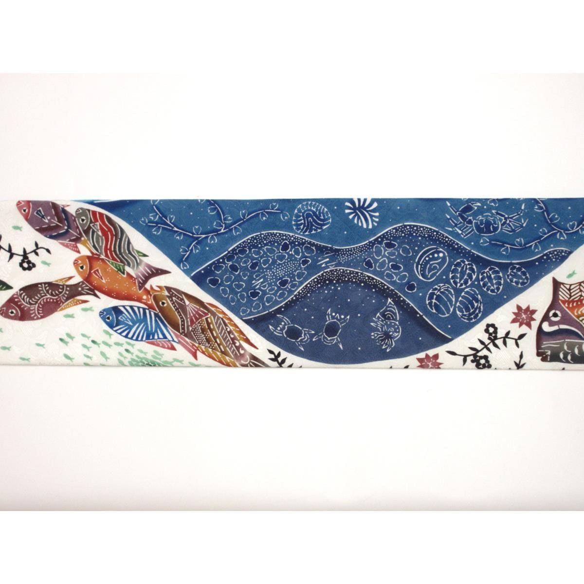 【新品】名古屋帯　城間栄市　本場琉球紅型