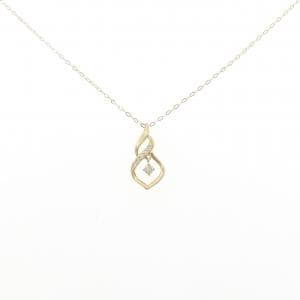 K18YG ダイヤモンド ネックレス 0.10CT