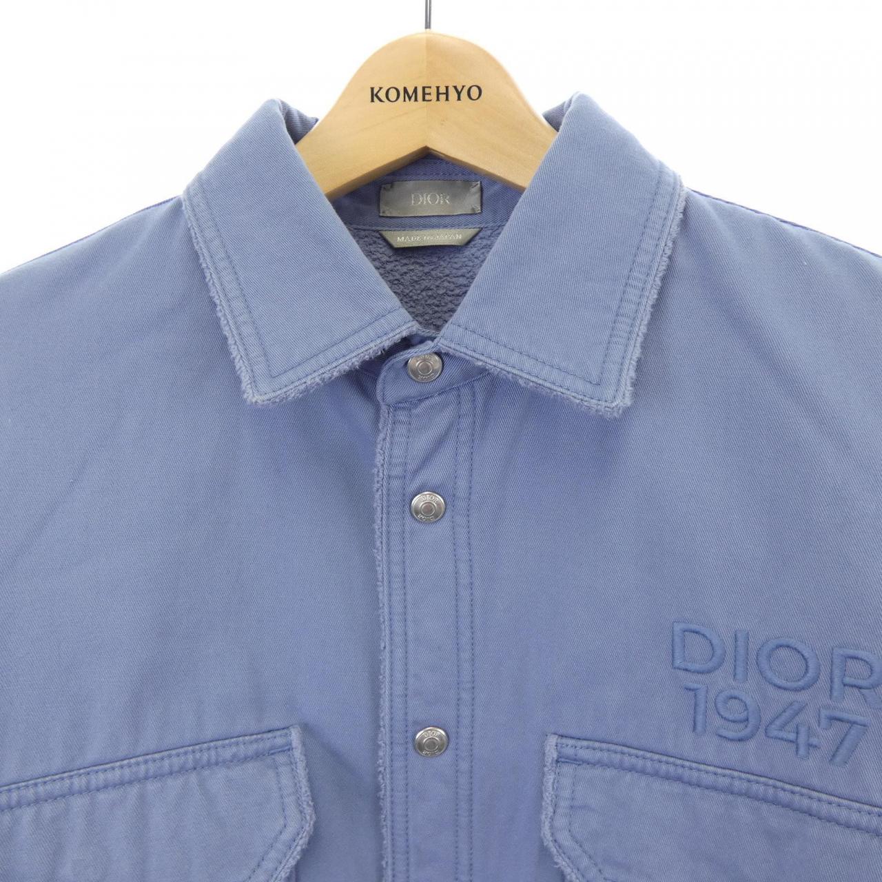 ディオール DIOR DIOR 1947 フリースバックギャバジンオーバーシャツディテール 413D587AY540 シャツ
