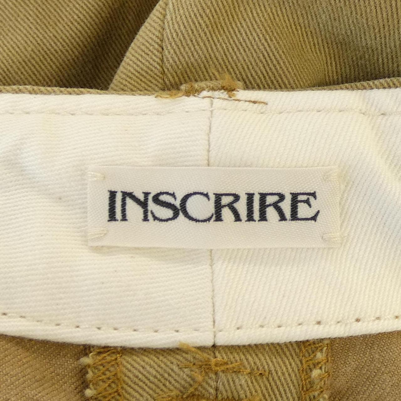 アンスクリア INSCRIRE パンツ