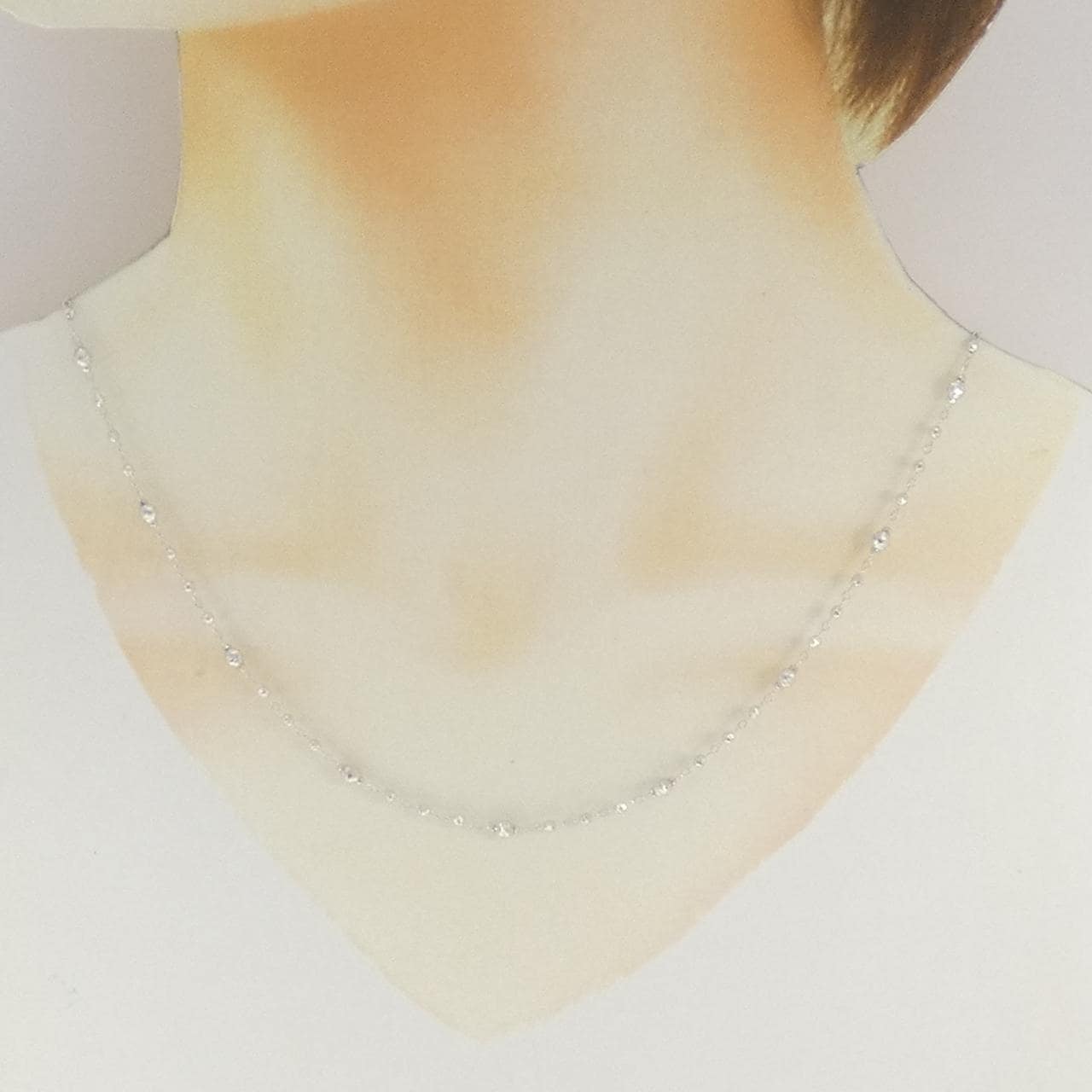 K18WG ネックレス